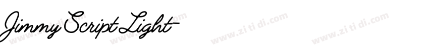 Jimmy Script Light字体转换